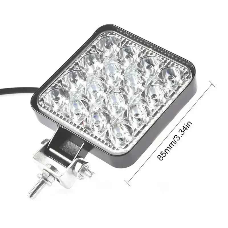 12V 48W Waterproof LED Work Light Spotlight