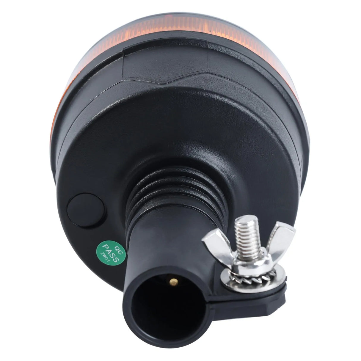 Rotating Flashing Amber LED Beacon Warning Strobe Light – DIN Pole Mount