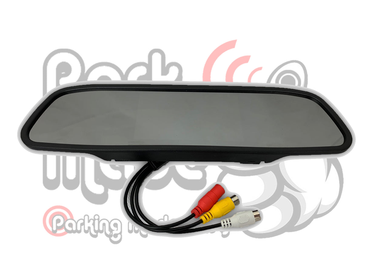 Park Mate PM110 4.3 TFT LCD Rear View Mirror Monitor & Camera Reversing Parking Sensors
