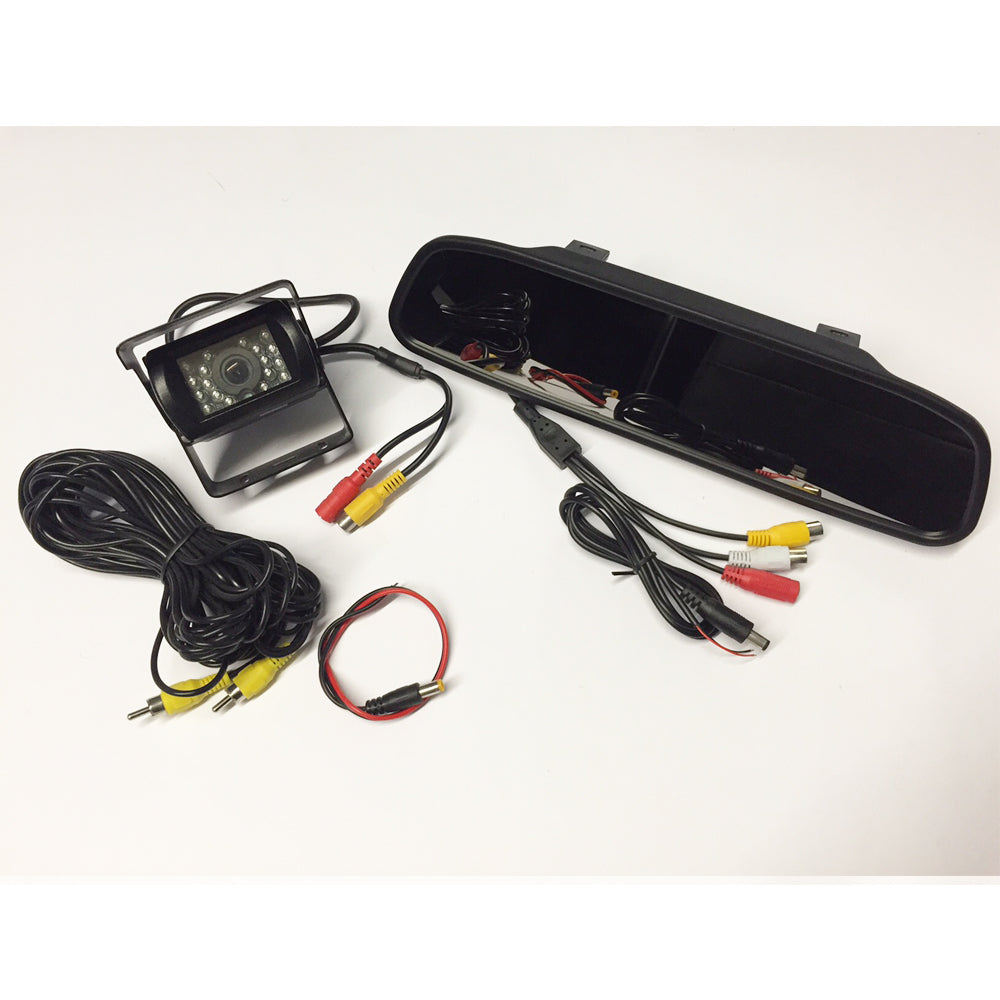 Park Mate PM980 4.3'' Rear View Mirror Monitor & Roof Mounted Camera
