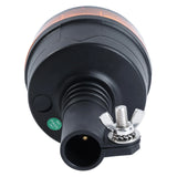 Rotating Flashing Amber LED Beacon Warning Strobe Light – DIN Pole Mount