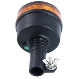 Rotating Flashing Amber LED Beacon Warning Strobe Light – DIN Pole Mount