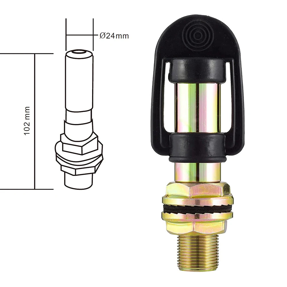 Flashing Beacon Mounting Bracket Stem DIN Pole