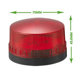 Amber LED Signal Warning Light Beacon with Buzzer 12v 24v 110v 220v