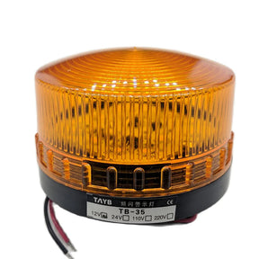 Amber LED Signal Warning Light Beacon with Buzzer 12v 24v 110v 220v