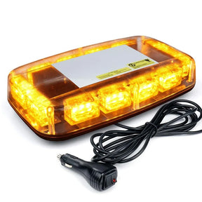 48 LED Amber Roof Lightbar Emergency Safety Warning Flashing Light Beacon 12/24V
