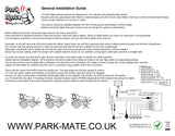 Park Mate PM110 4.3 TFT LCD Rear View Mirror Monitor & Camera Reversing Parking Sensors