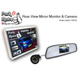 Park Mate PM700 4.3'' TFT LCD Rear View Mirror Monitor & Flush Mount Camera