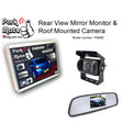 Park Mate PM980 4.3'' Rear View Mirror Monitor & Roof Mounted Camera Display Screen