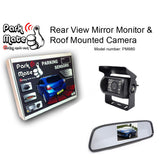 Park Mate PM980 4.3'' Rear View Mirror Monitor & Roof Mounted Camera Display Screen